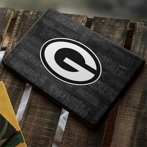 NFL Green Bay Packers Black & White Google Pixelbook Go Skin